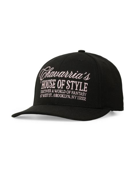 WILLY CHAVARRIA Men's Chavarria House Of Style Cap - Black