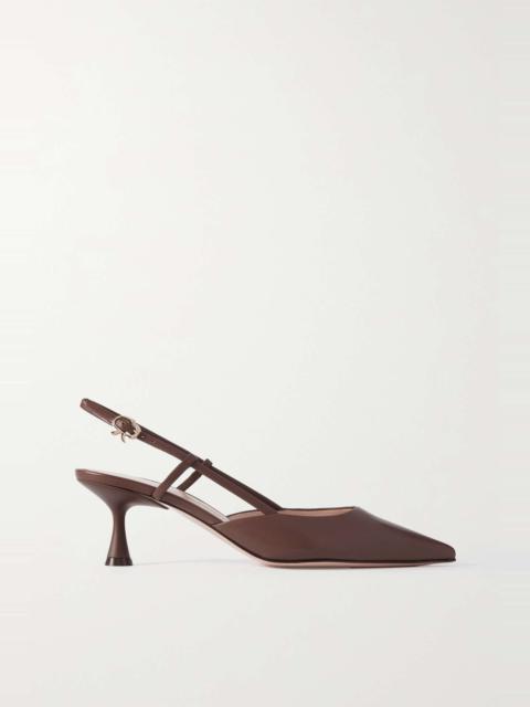 Ascent 55 leather slingback pumps