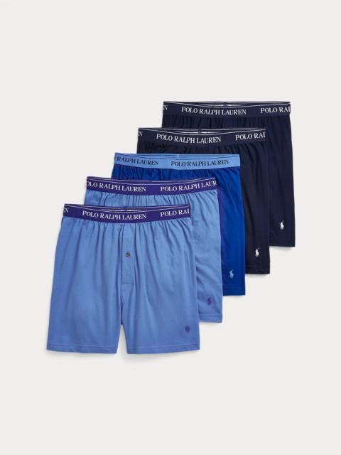 Polo Ralph Lauren Classic Wicking Knit Boxer 5-Pack