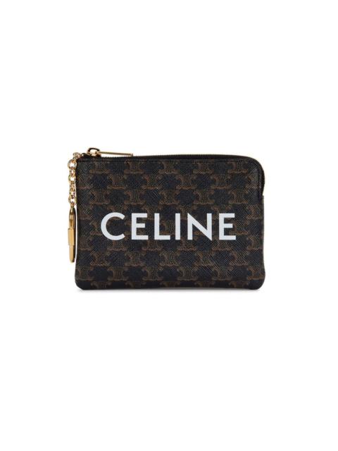 CELINE Coin & Card Pouch with Hook