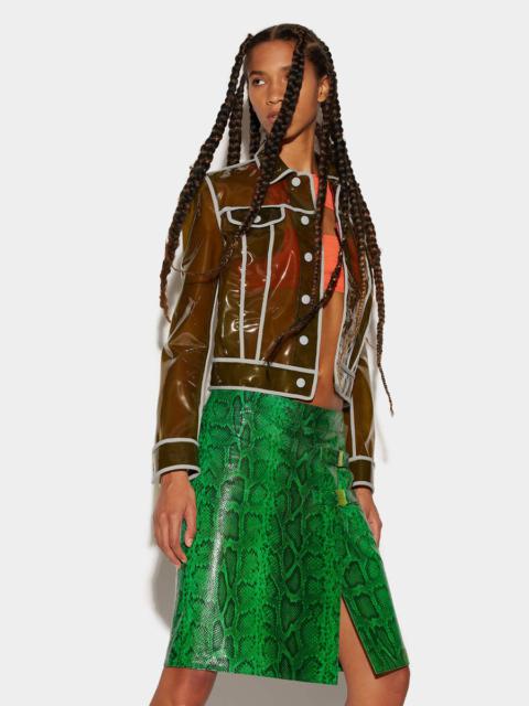 DSQUARED2 TRANSPARENT JACKET
