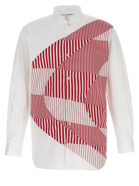 Striped Patterned Shirt Shirt, Blouse White