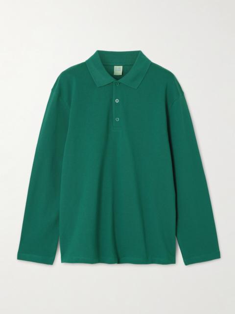 FLORE FLORE Diana Organic Cotton-piqué Polo Shirt