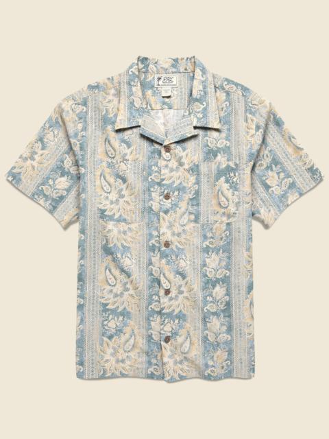 RRL by Ralph Lauren Floral Camp Shirt - Indigo