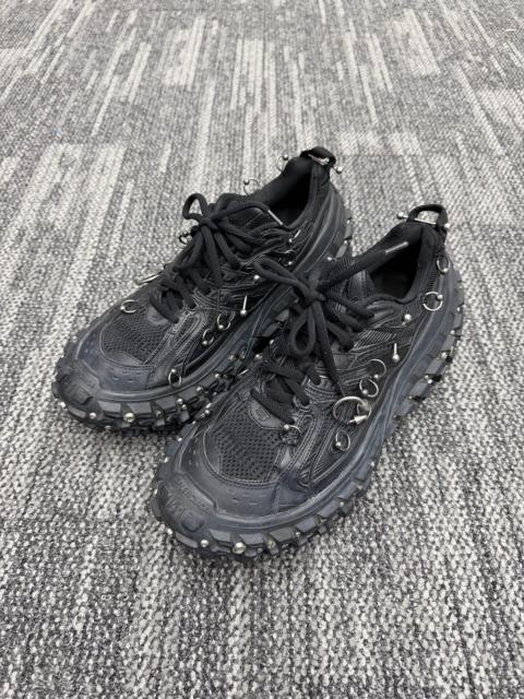 BALENCIAGA Balenciaga Black Rivet Hook Tire Sneakers