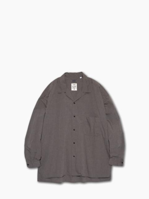 Nanamica COTTON WOOL DECK SHIRT BLACK | REVERSIBLE