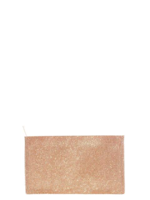 JUDITH LEIBER Zip Pouch - Rose Gold