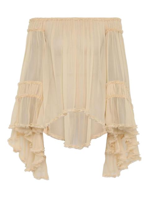 Rebellion Fray ruffled blouse