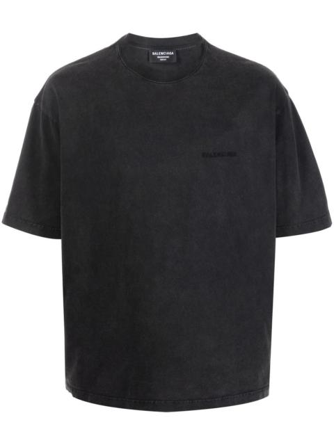 BALENCIAGA medium-fit logo-print T-shirt
