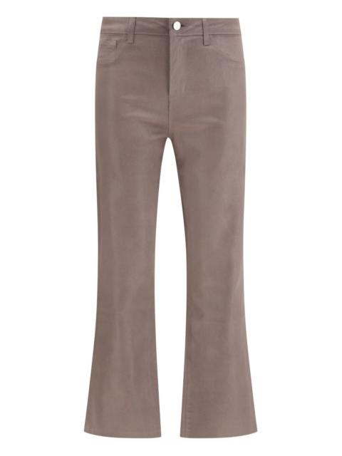 L'AGENCE Kendra mock pocket flared trousers