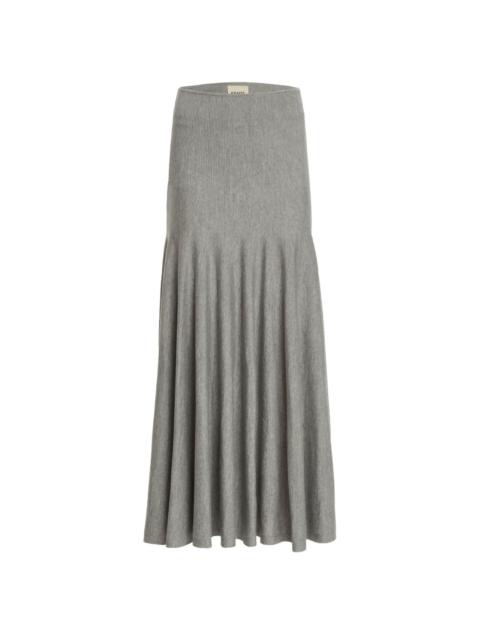 The Remino knitted wool skirt