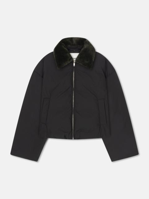 Nanushka Faux Fur and Tech Nylon Jacket