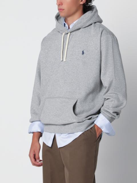 Polo Ralph Lauren Grey hoodie in brushed cotton