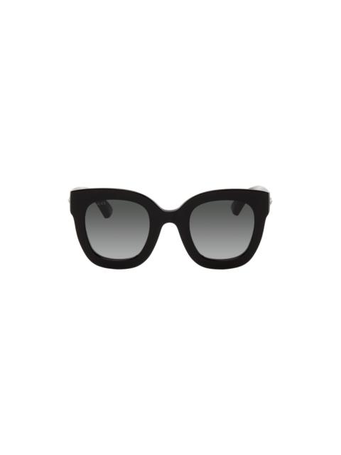 GUCCI Black Round Star Sunglasses