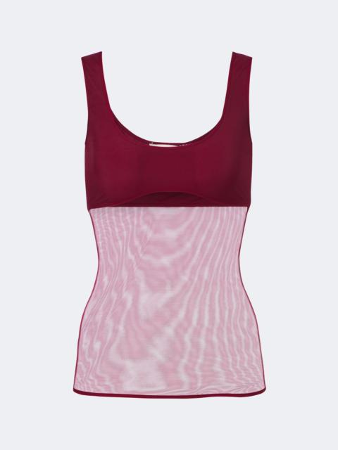 NENSI DOJAKA Semi-sheer tank top