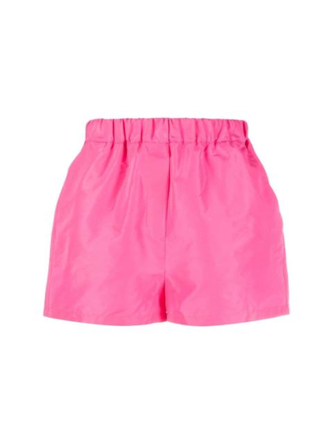 elasticated-waistband shorts