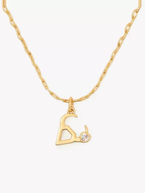kate spade What's Your Sign Taurus Mini Pendant