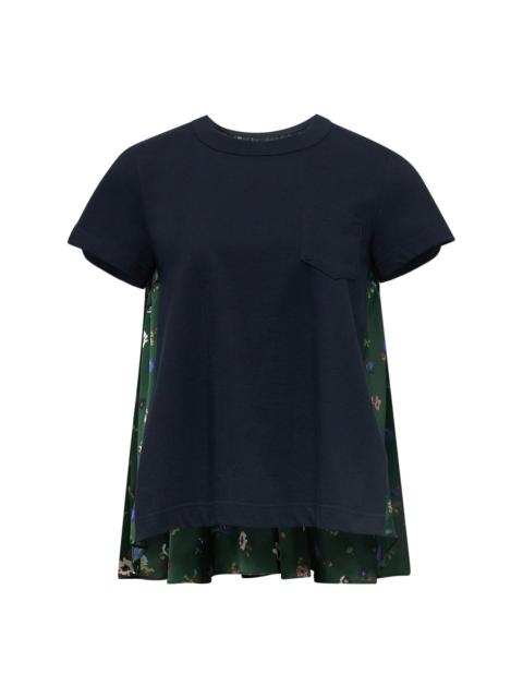 sacai Floral Print T-Shirt