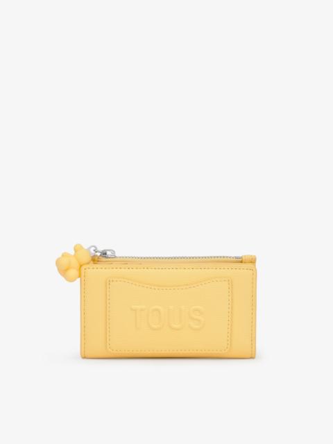 TOUS Small yellow Card wallet TOUS Back to Basics