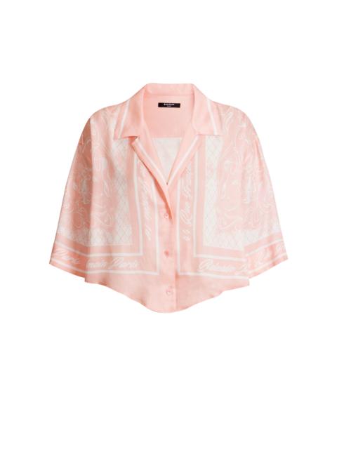 Balmain Printed Foulard pyjama shirt