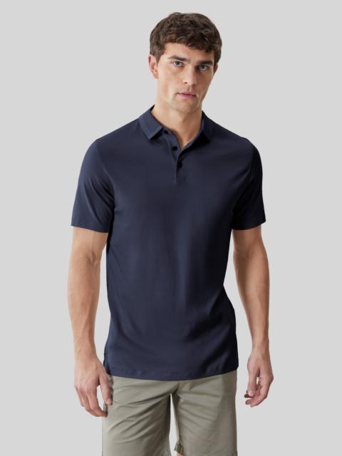 ROBERT BARAKETT The Barakett Textured Collar Polo