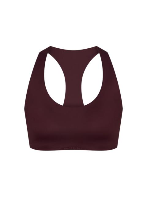 Nike Nike x SKIMS Women's Shine Racer Back Bra Currant