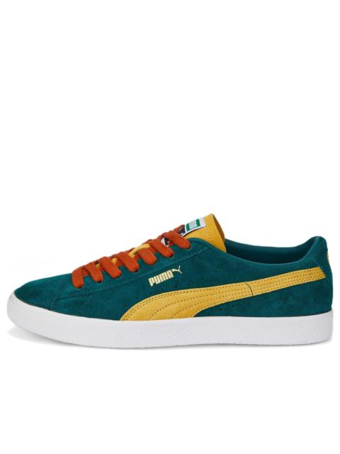 PUMA PUMA Suede VTG Teams 'Varsity Green Mustard' 386581-01