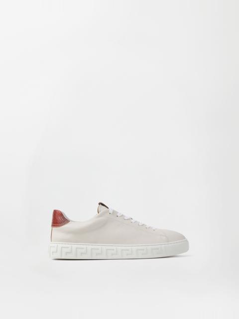 Greca Leather Sneakers