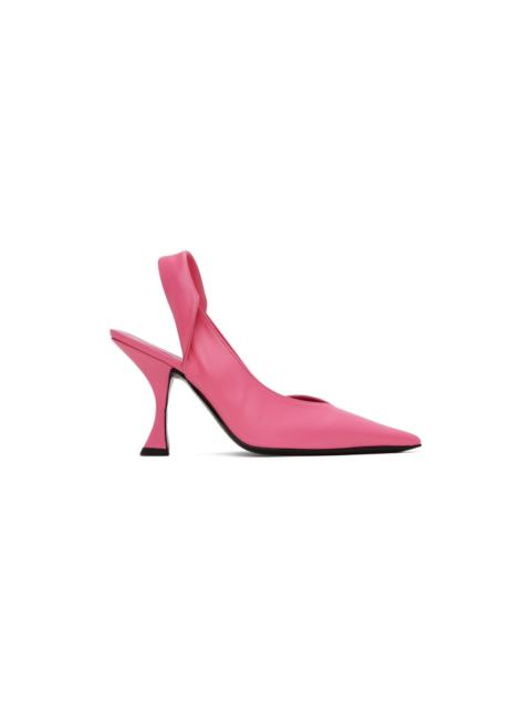 BY FAR Pink Yasha Heels