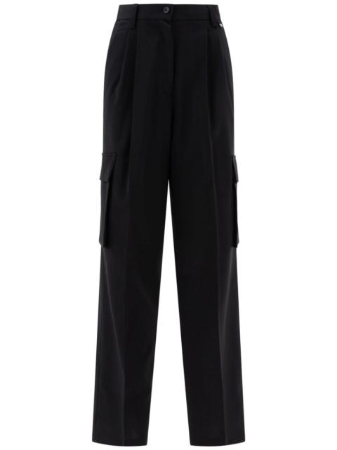 Herno pleat-detail cargo trousers