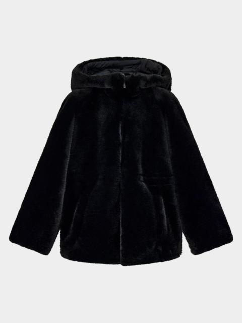 EMPORIO ARMANI Faux-Fur Caban Coat