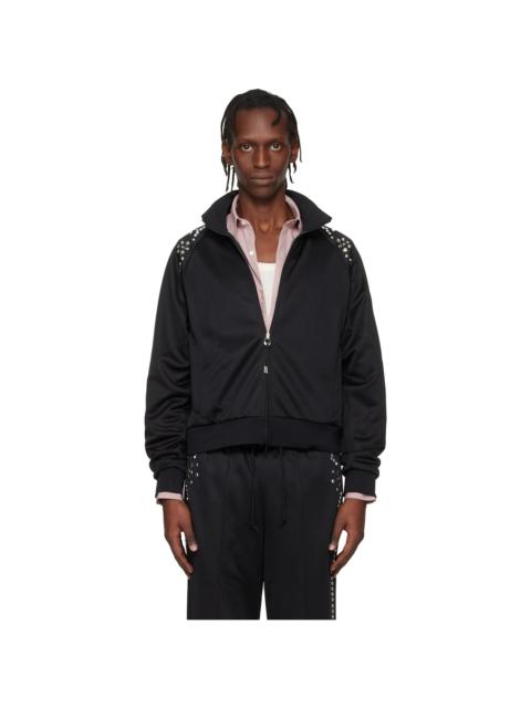 TOGA VIRILIS Black Jersey Track Jacket