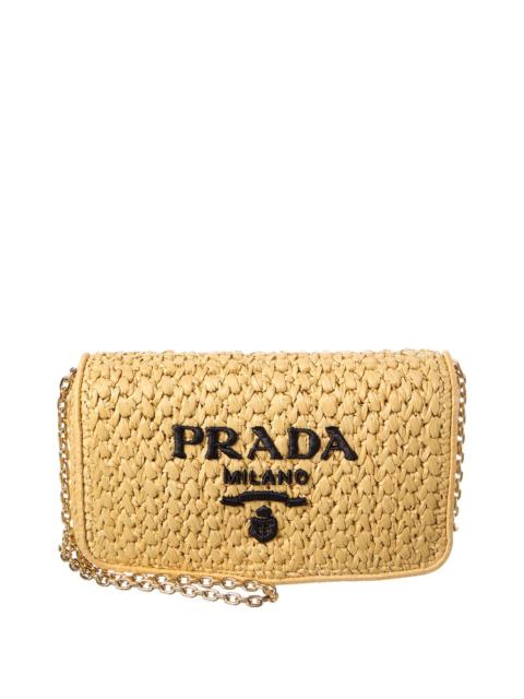 Prada Raffia Crossbody Bag