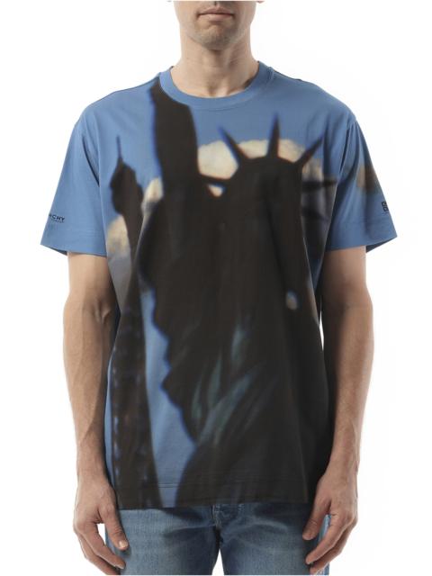 Givenchy Paris NY All Over T-Shirt in Multicolour