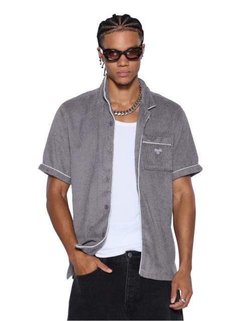 Ksubi LOUNGE SS RESORT SHIRT CHARCOAL