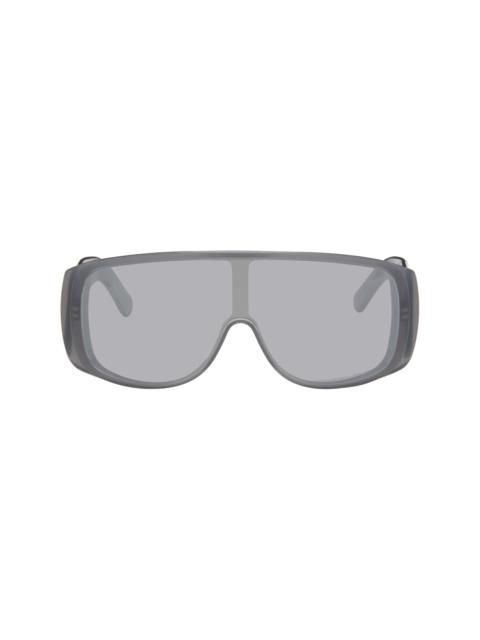 MM6 Maison Margiela Gray Mask Sunglasses