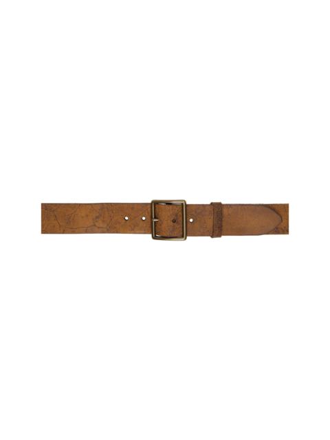 RRL by Ralph Lauren Brown Distressed Leather Belt