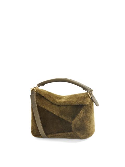 Loewe Small Puzzle bag in shearling