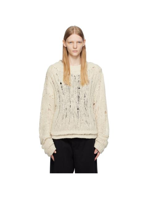 AIREI Off-White Layered Sweater