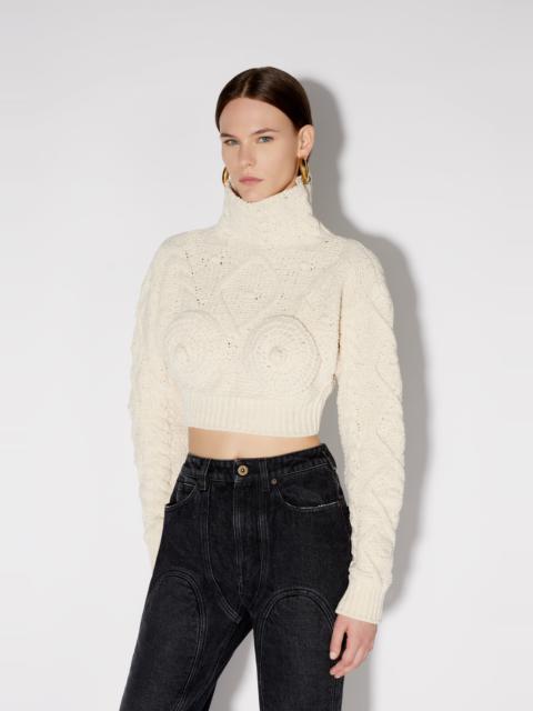 Jean Paul Gaultier THE CROPPED MADONE SWEATER