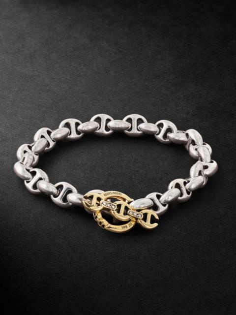 HOORSENBUHS® Open-Link™ Sterling Silver Diamond Chain Bracelet