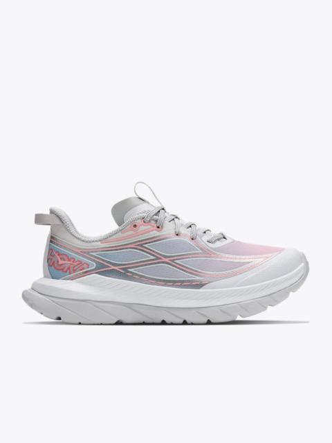 HOKA Women's Mach Remastered Aura Shoes in Cosmic Grey/Dewy Pink