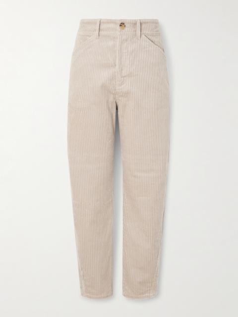 Brunello Cucinelli Slim-Fit Tapered Cotton-Corduroy Trousers