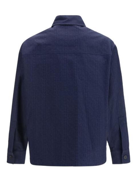 Balmain monogram pocket overshirt
