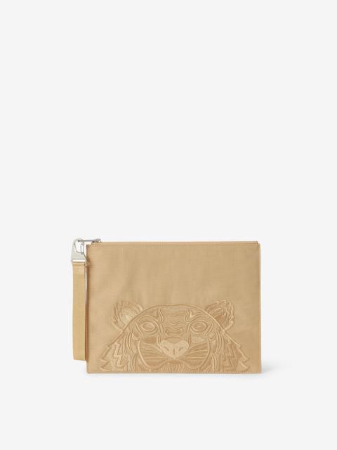 KENZO Large canvas Kampus Tiger pouch