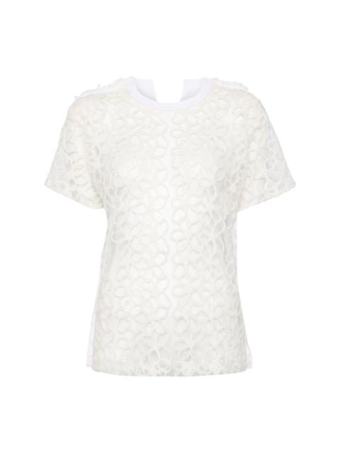 TAO Comme Des Garçons corded lace T-shirt