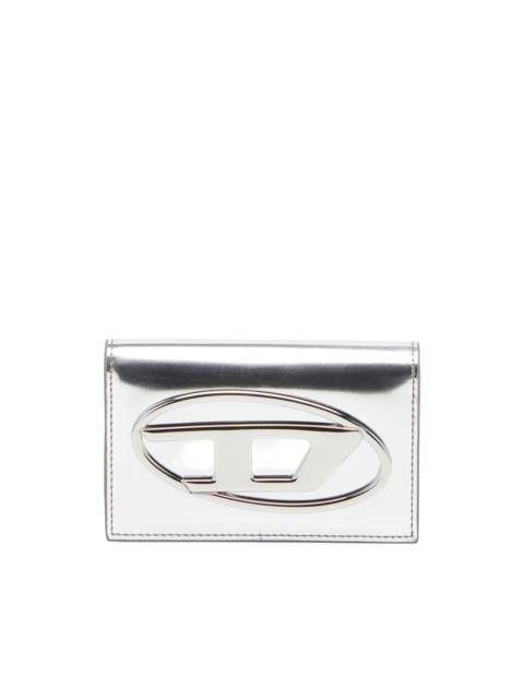 Diesel 1dr metallic-effect card holder