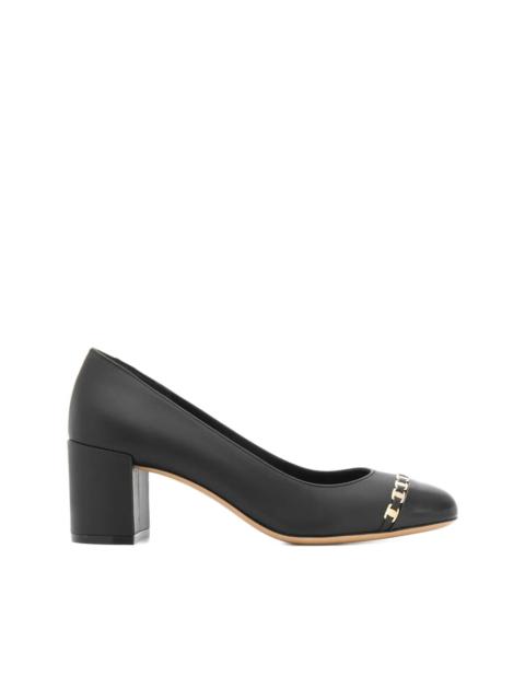 FERRAGAMO Vara Chain pumps