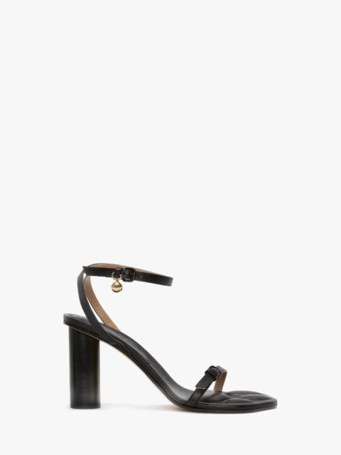 JW Anderson LEATHER PAW HEELED SANDALS