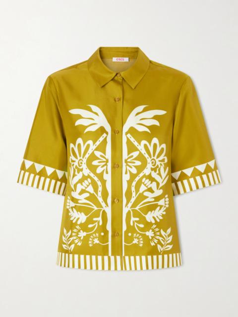 ERES Emeraude Printed Silk Shirt